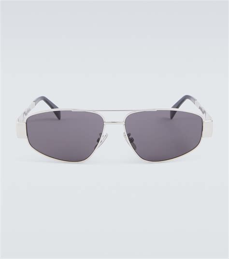 Triomphe Metal 03 aviator sunglasses in silver 